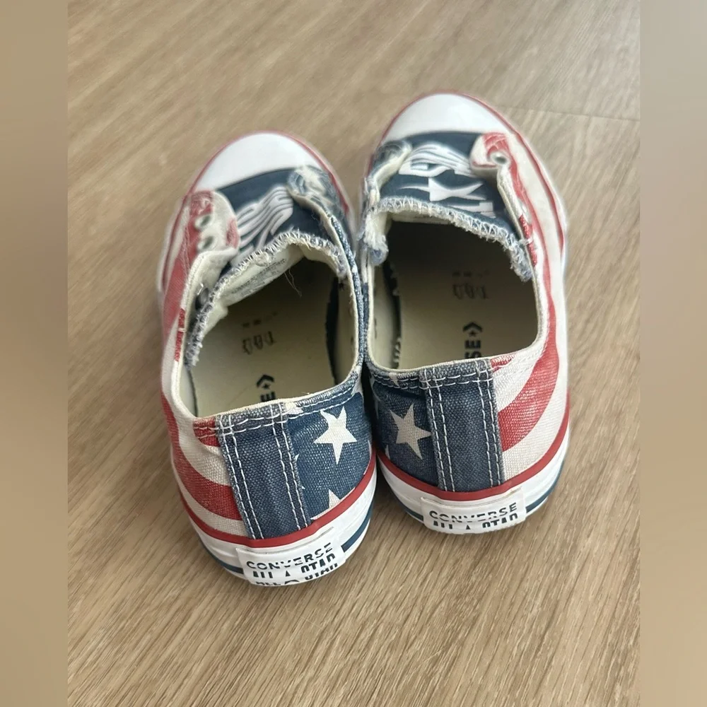 Converse Kids' Red and Blue All Star Sneakers - Picture 3 of 5